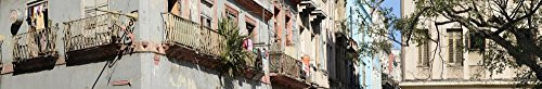Posterazzi Low angle view of building balconies Havana Cuba Poster Print, (44 x 7)