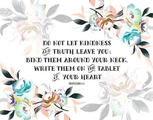 Posterazzi PDXTA1634SMALL Proverbs 3-3 Poster Print by Tara Moss, 11 x 14