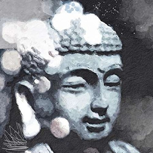 Posterazzi Peaceful Buddha III Poster Print by Linda Woods, (24 x 24)