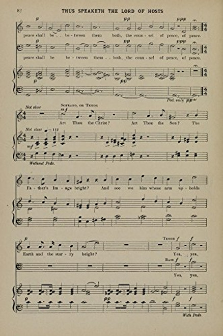 Posterazzi Thus Speaketh the Lord of Hosts 3 J. Stainer Christmas Carols & Hymns 1910 Poster Print, (18 x 24) Posterazzi Thus Speaketh the Lord of Hosts 3 J. Stainer Christmas Carols & Hymns 1910 Poster Print, (18 x 24)