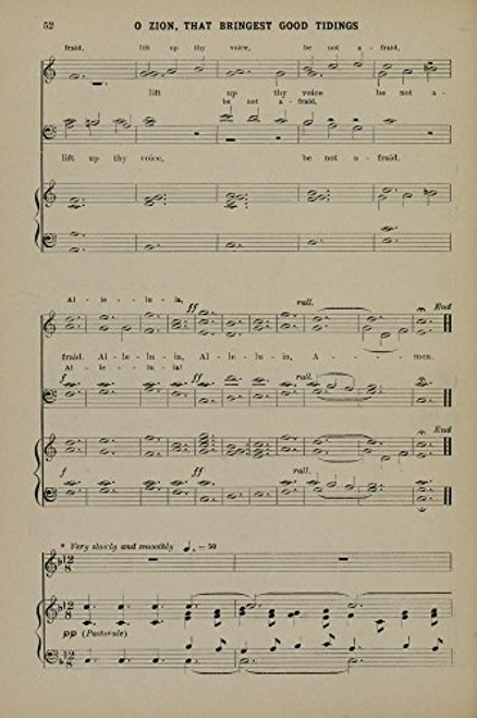 O Zion that Bringest Good Tidings 3 J Stainer Christmas Carols & Hymns 1910 Poster Print (18 x 24) O Zion that Bringest Good Tidings 3 J Stainer Christmas Carols & Hymns 1910 Poster Print (18 x 24)