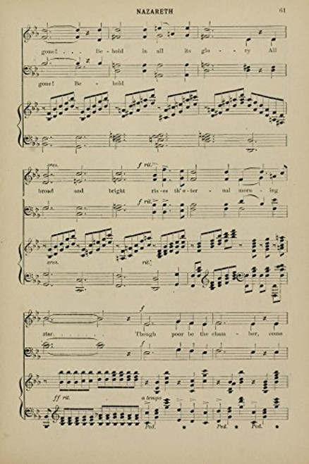 Nazareth 7 Chas Gounod Christmas Carols & Hymns 1910 Poster Print (18 x 24) Nazareth 7 Chas Gounod Christmas Carols & Hymns 1910 Poster Print (18 x 24)