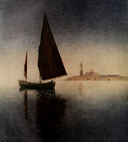 Scribners Magazine 39 1906 Venice at Twilight Poster Print by Maxfield Parrish (18 x 24)