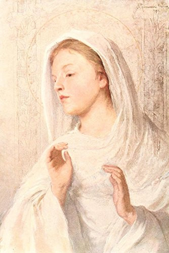 Christliche Kunst 6 1909 Virgin Mary Poster Print by Unknown (18 x 24)