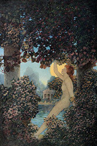 Scribners Magazine 42 1907 Old Romance Poster Print by Maxfield Parrish (18 x 24)
