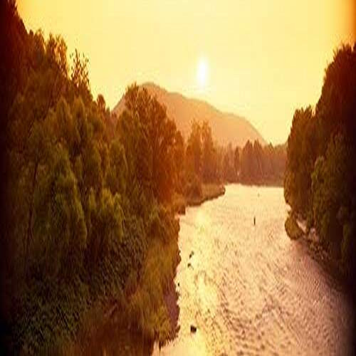 Posterazzi flowing through mountains River Delaware County New York State USA Poster Print, (6 x 18)