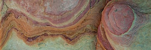 Posterazzi PPI167603 Sandstone patterns Valley of Fire State Park Nevada USA Poster Print, 6 x 18