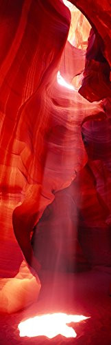 Posterazzi PPI62522 Rock formations Antelope Canyon Page Arizona USA Poster Print, 6 x 18