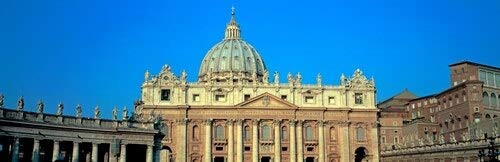Posterazzi Low angle view of St. Peter's Basilica Rome Province Italy Poster Print, (6 x 18) Posterazzi Low angle view of St. Peter's Basilica Rome Province Italy Poster Print, (6 x 18)