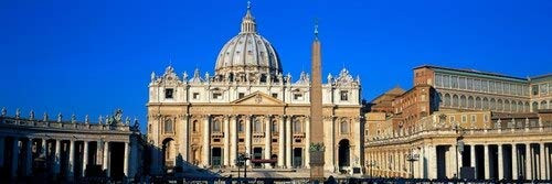 Posterazzi Facade of the St. Peter's Basilica Rome Province Italy Poster Print, (6 x 18) Posterazzi Facade of the St. Peter's Basilica Rome Province Italy Poster Print, (6 x 18)