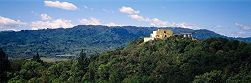 House at the hilltop Napa Valley Napa Napa County California USA Poster Print (6 x 18)