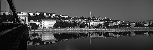 Posterazzi PPI167364 Chain Bridge over Danube River Budapest Hungary Poster Print, 6 x 18