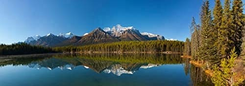 Reflection of Mount Temple in Herbert Lake Banff National Park Alberta Canada Poster Print (7 x 18) Reflection of Mount Temple in Herbert Lake Banff National Park Alberta Canada Poster Print (7 x 18)