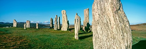 Posterazzi PPI167031 View of the Callanish Standing Stones Isle of Lewis Outer Hebrides Scotland Poster Print, 6 x 18