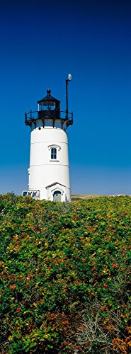 Posterazzi Low angle view of a lighthouse Race Point Light Provincetown Cape Cod Barnstable County Massachusetts USA Poster Print, (7 x 18)