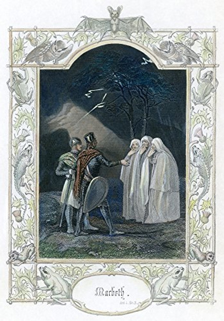 Shakespeare Macbeth Nmacbeth And Banquo Encounter The Three Witches On The Heath Engraving From A 19Th Century Edition Of William ShakespeareS Macbeth Shakespeare Macbeth Nmacbeth And Banquo Encounter The Three Witches On The Heath Engraving From A 19Th Century Edition Of William ShakespeareS Macbeth