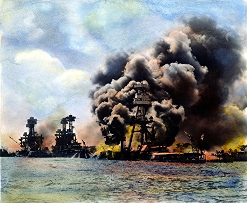 Wwii Pearl Harbor 1941 Nthree US Battleships Stricken During The Japanese Attack On Pearl Harbor 7 December 1941 Left To Right Uss West Virginia Sever Wwii Pearl Harbor 1941 Nthree US Battleships Stricken During The Japanese Attack On Pearl Harbor 7 December 1941 Left To Right Uss West Virginia Sever