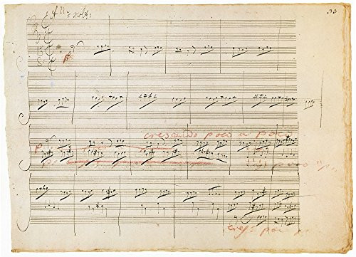 Beethoven Manuscript 1806 Nmanuscript Page From Ludwig Van BeethovenS String Quartet In C Major Op 59 No 3 Showing The Beginning Of The Last Movement