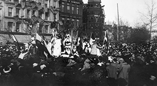 Suffrage Parade 1913 Ncrowd Breaking Up The WomenS Suffrage Parade Held In Washington DC 3 March 1913 Poster Print by (18 x 24)