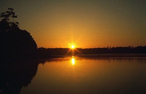 Alabama Gulf State Park Nsunset At Gulf State Park In Gulf Shores Alabama Photograph C1977 Poster Print by (18 x 24)
