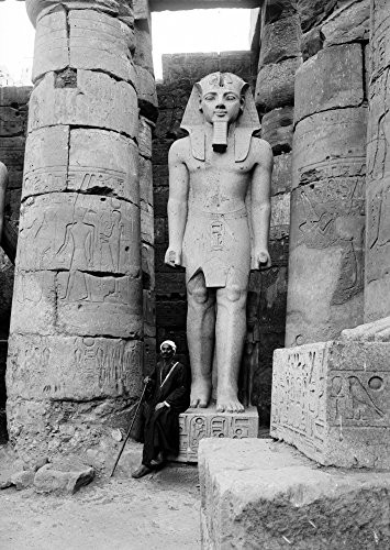 Posterazzi Statue of Ramses II Luxor Temple 1900s Poster Print by Science Source, (18 x 24), Varies