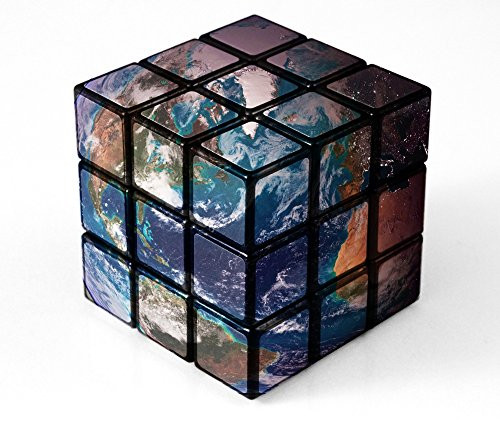 Earth as Rubiks Cube Poster Print by Spencer SuttonScience Source (24 x 18)