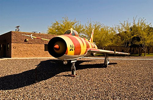 Posterazzi Poster Print Collection a Sukhoi Su-7 Fighter Plane Captured from the Iraqi Air Force Scott Germain/Stocktrek Images, (17 x 11), Multicolor