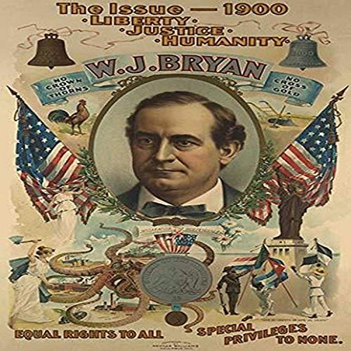 William Jennings Bryan Campaign Poster Poster Print by Strobridge (18 x 24)