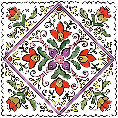 Posterazzi Collection Sunny Bouquets VII Poster Print by Beth Grove (12 x 12)