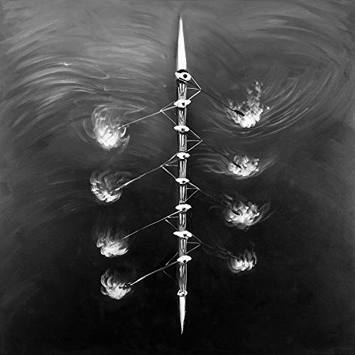 Posterazzi Collection Rowing Boat Race Poster Print by Atelier B Art Studio (12 x 12)