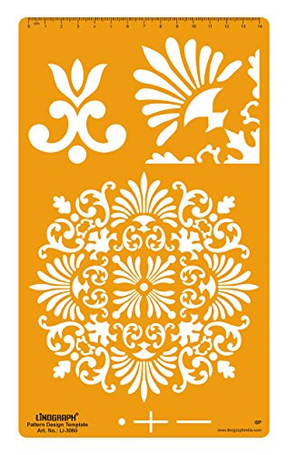 Linograph Designing Pattern Template Multiple Craft Shapes Stencil Drafting