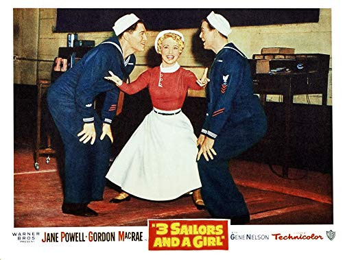 Posterazzi Poster Print Collection Three Sailors and A Girl Still (20 x 16)