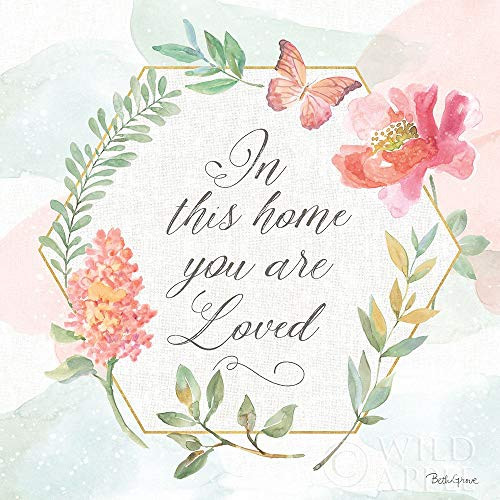 Posterazzi Collection Watercolorful VII Poster Print by Beth Grove (24 x 24)