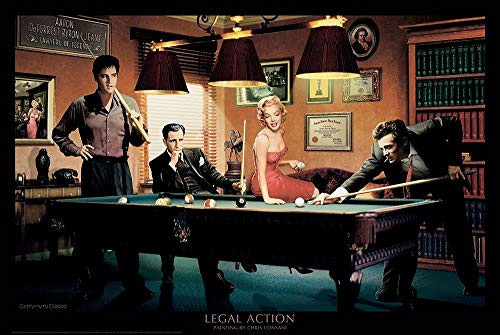 Posterazzi Collection Legal Action Poster Print by Chris Consani (18 x 12)