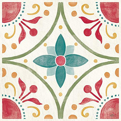 Posterazzi PDX50572SMALL Boho Field VII Photo Print, 18 x 18, Multi