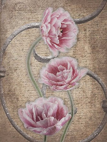 Posterazzi PDXJGRC115A3SMALL Floral Fence 3 Photo Print, 18 x 24, Multi