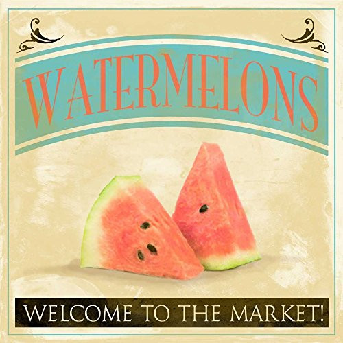 Posterazzi PDXJGSQ036QSMALL Watermelon 3 Photo Print, 12 x 12, Multi