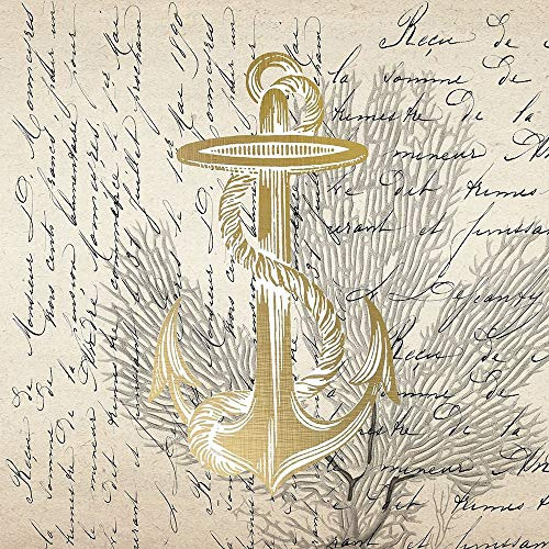 Posterazzi PDXKASQ1237CSMALL Letters to The Sea 3 Photo Print, 18 x 18, Multi