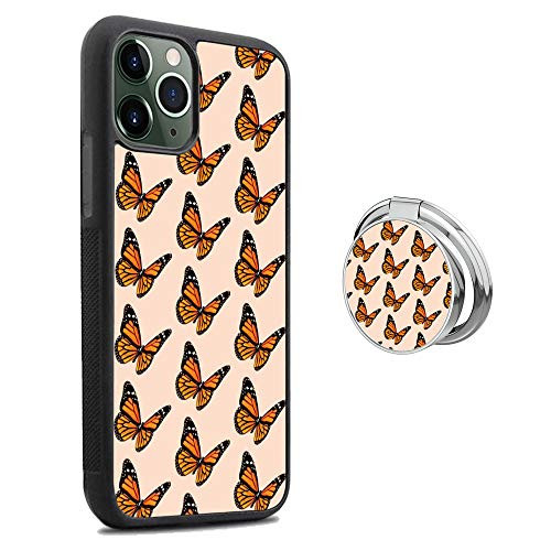 Hynina iPhone 11 Pro Max Phone Case and Phone Ring Holder Ring Stand Compatible for iPhone 11 Pro Max - Monarch Butterfly Hynina iPhone 11 Pro Max Phone Case and Phone Ring Holder Ring Stand Compatible for iPhone 11 Pro Max - Monarch Butterfly