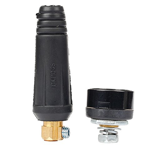 FASTROHY DKJ 10-25 Welding Cable Quick Connector Copper Quick Fitting Male+Female Cable Panel Connector Plug Socket Set