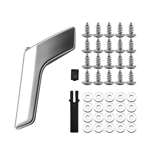 Left Driver Interior Door Handle Fit for 2008-2015 Mercedes W204 X204 GLK250/GLK300/GLK350/W204/C230/C250/C350/C63/AMG(Color-Matte Silver)