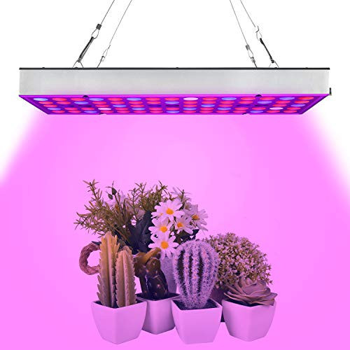 LED Grow Lights, Full Spectrum Panel Grow Lamp Plant Light Panel with IR & UV LED Plant Grow Lights for Indoor Plants, Micro Greens, Clones, Succulent