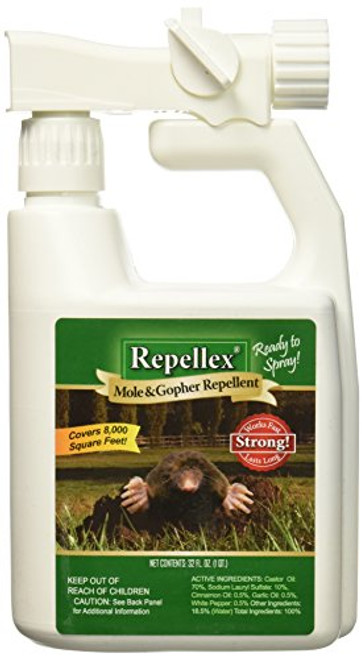 Repellex 10505 1-Quart RTS Mole, Vole and Gopher Repellent