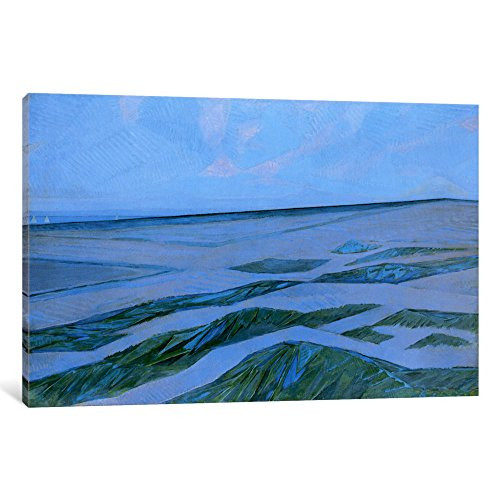 iCanvasART 1 Piece Dune Landscape, 1912 Canvas Print by Piet Mondrian, 0.75 x 18 x 12-Inch