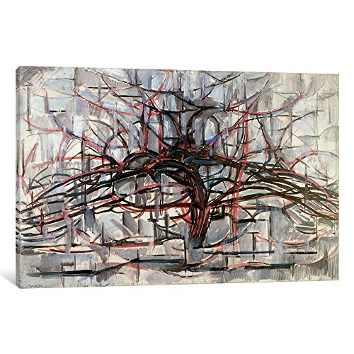 iCanvasART 1 Piece Tree, 1911 Canvas Print by Piet Mondrian, 0.75 x 18 x 12-Inch