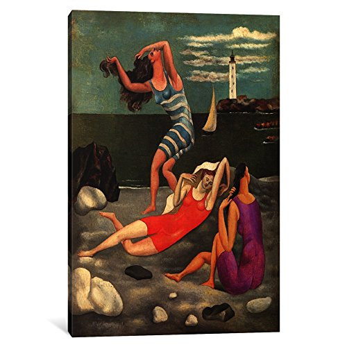 iCanvasART 1 Piece The Bathers Canvas Print by Pablo Picasso, 0.75 x 8 x 12-Inch
