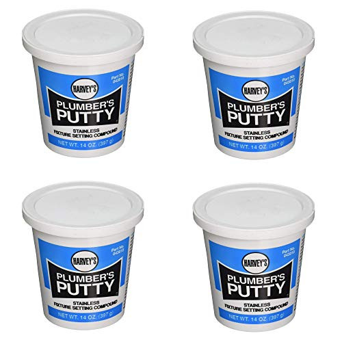 WM Harvey 043010 43010 Putty, 14 oz, Off-White, 4 Pack