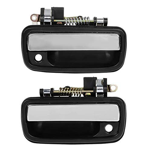 AUTEX Door Handles 2pcs Exterior Front Left Right Driver Passenger Side Compatible with Tacoma 1995-2004 Door Handle