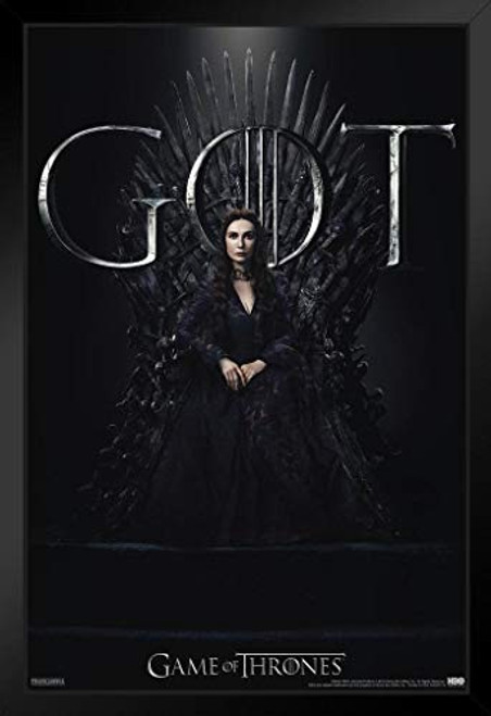 Pyramid America Game of Thrones Melisandre Iron Throne Season 8 Black Wood Framed Art Poster 14x20 Pyramid America Game of Thrones Melisandre Iron Throne Season 8 Black Wood Framed Art Poster 14x20