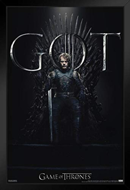 Pyramid America Game of Thrones Theon Greyjoy Iron Throne Season 8 Black Wood Framed Art Poster 14x20 Pyramid America Game of Thrones Theon Greyjoy Iron Throne Season 8 Black Wood Framed Art Poster 14x20